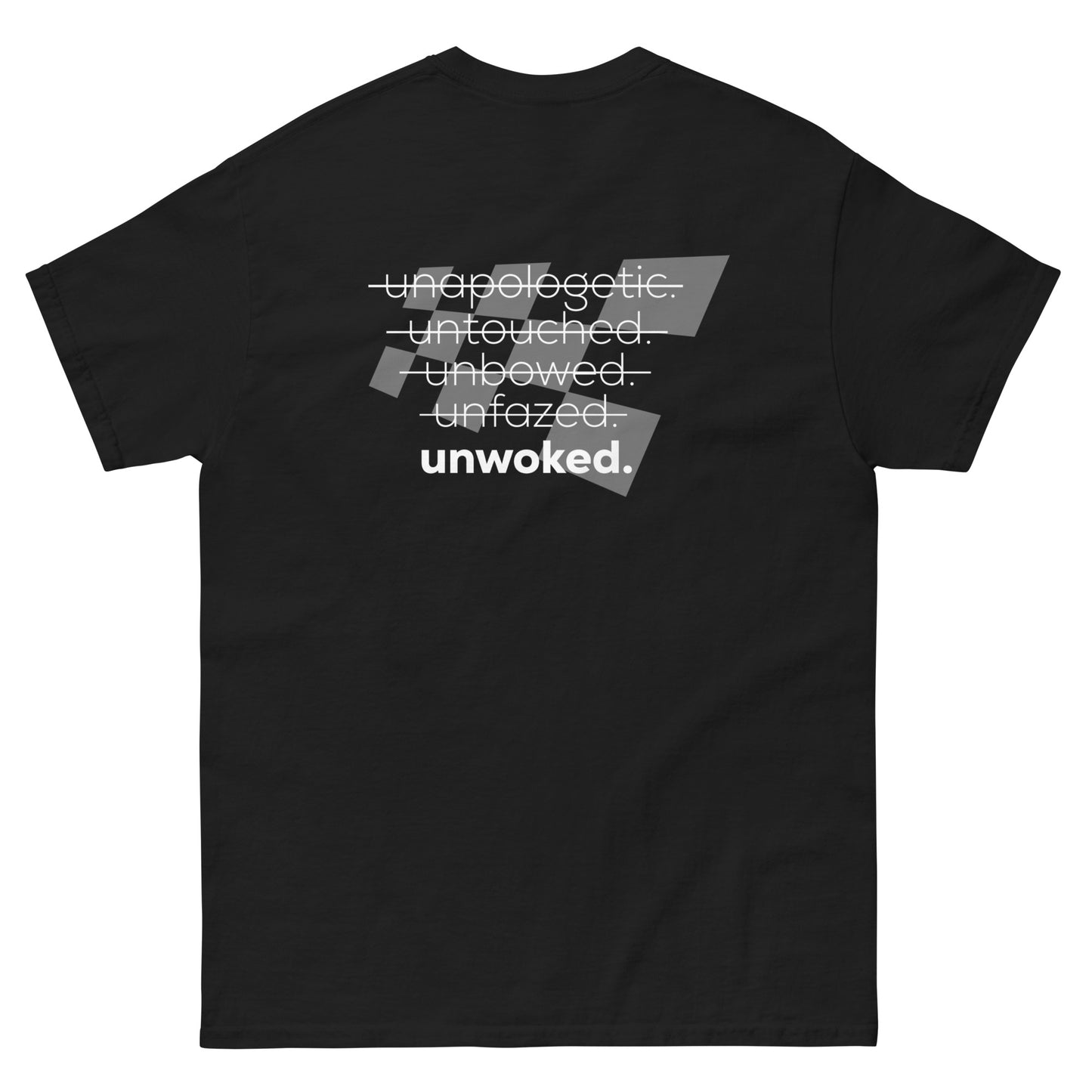 only unwoked. tee