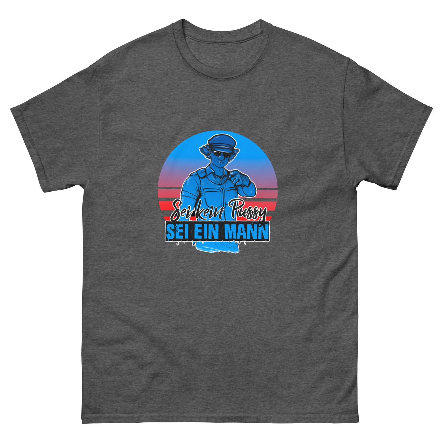 Pussypolizei T-Shirt [Blauer Print]