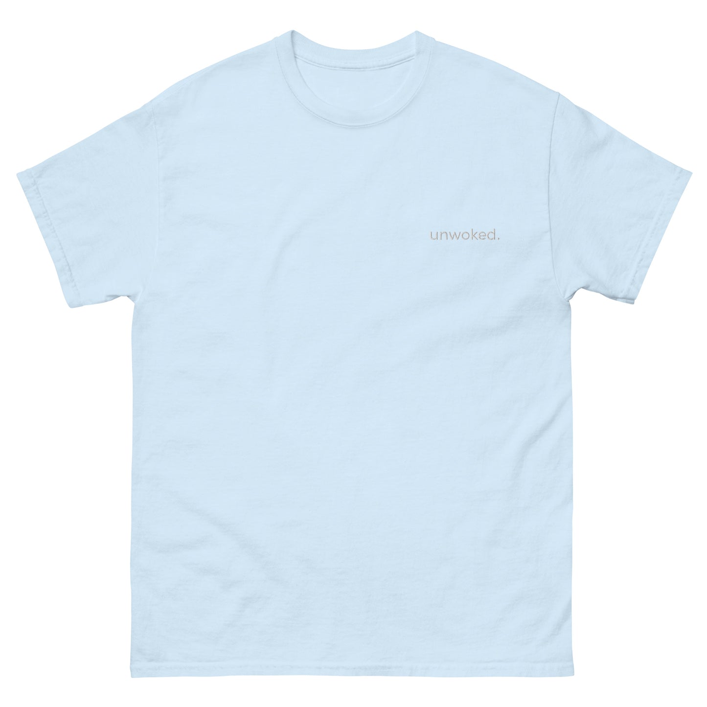 unwoked. tee