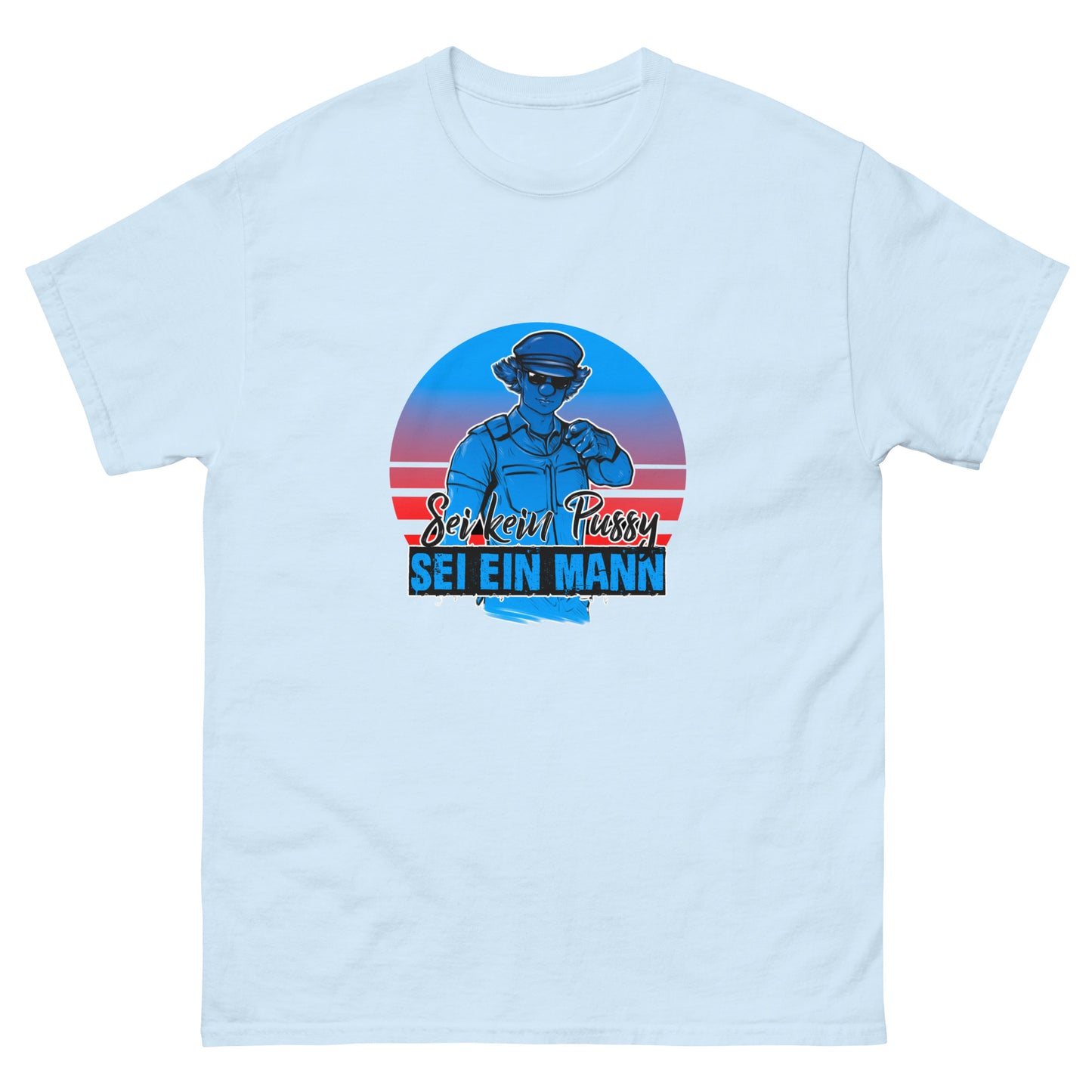 Pussypolizei T-Shirt [Blauer Print]