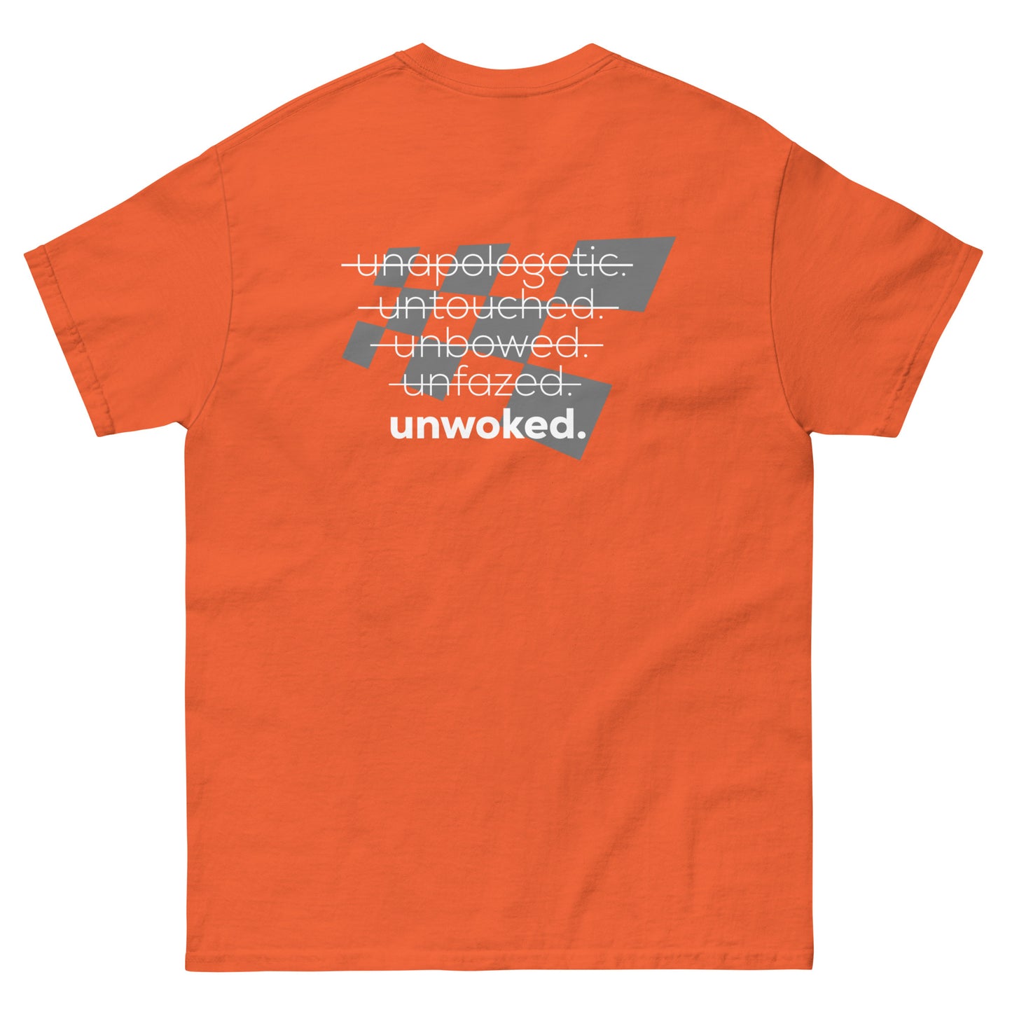 only unwoked. tee