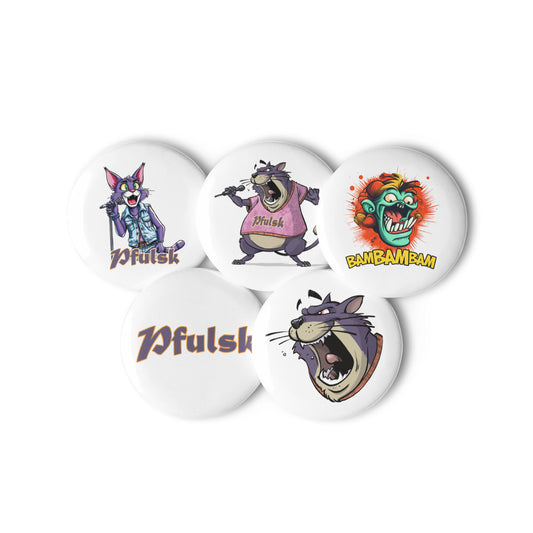 Pfulsk Button-Set 5er