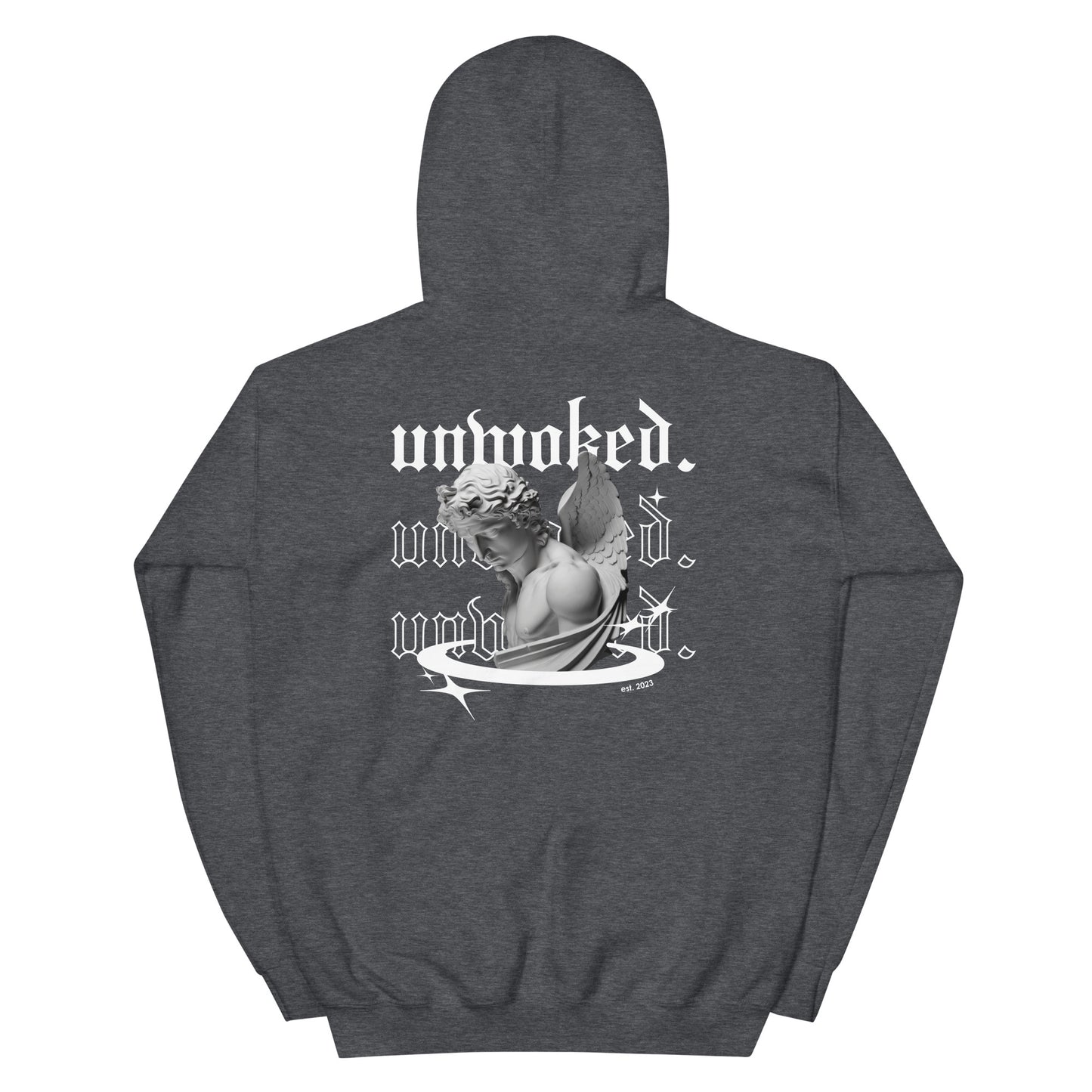 unwoked. angel hoodie