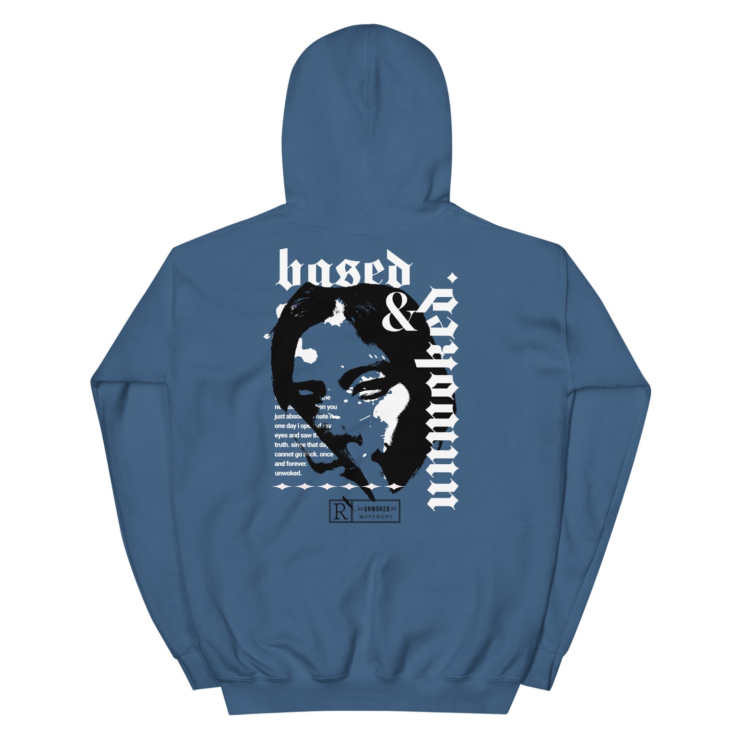 based & unwoked. hoodie