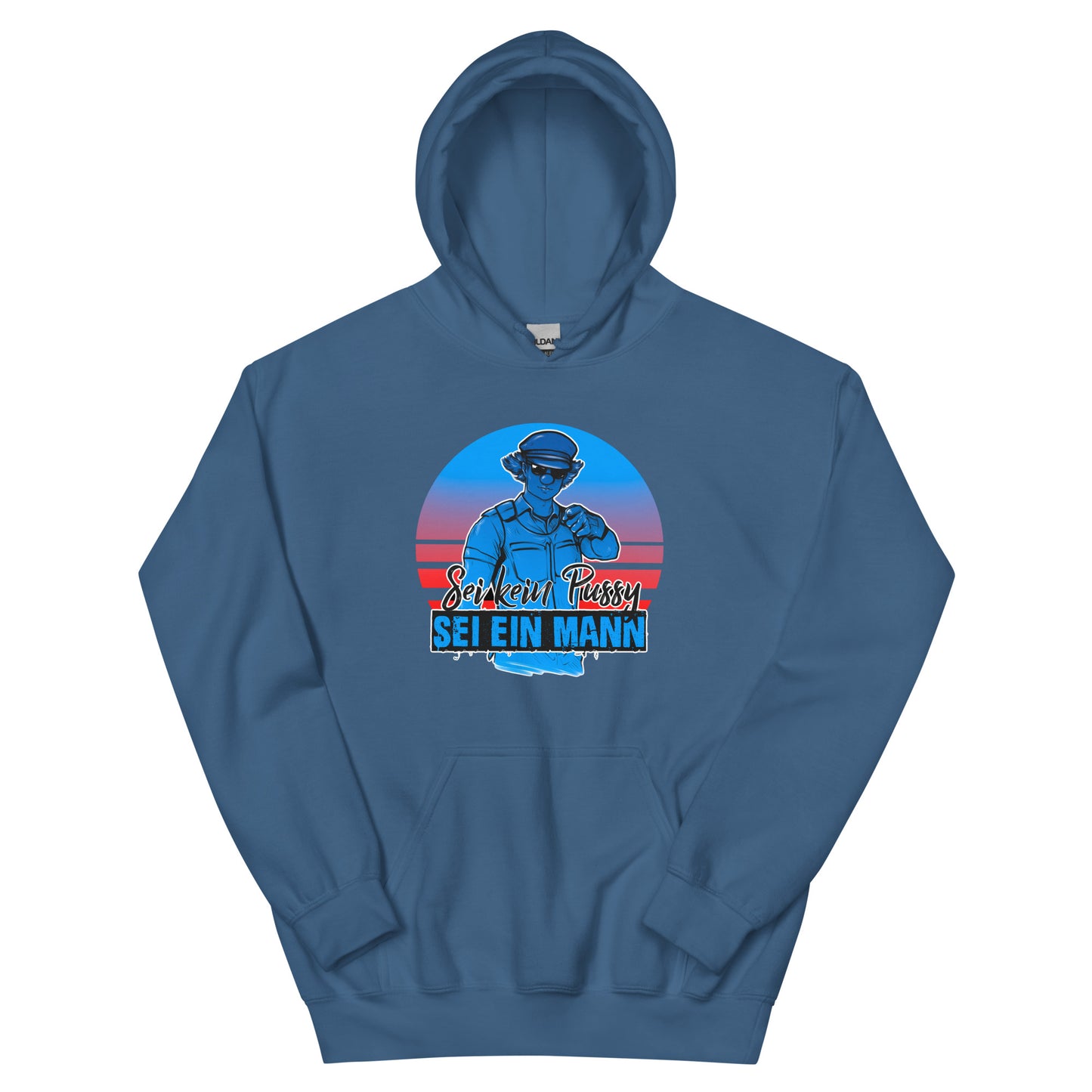 Pussypolizei Hoodie [Blauer Print]