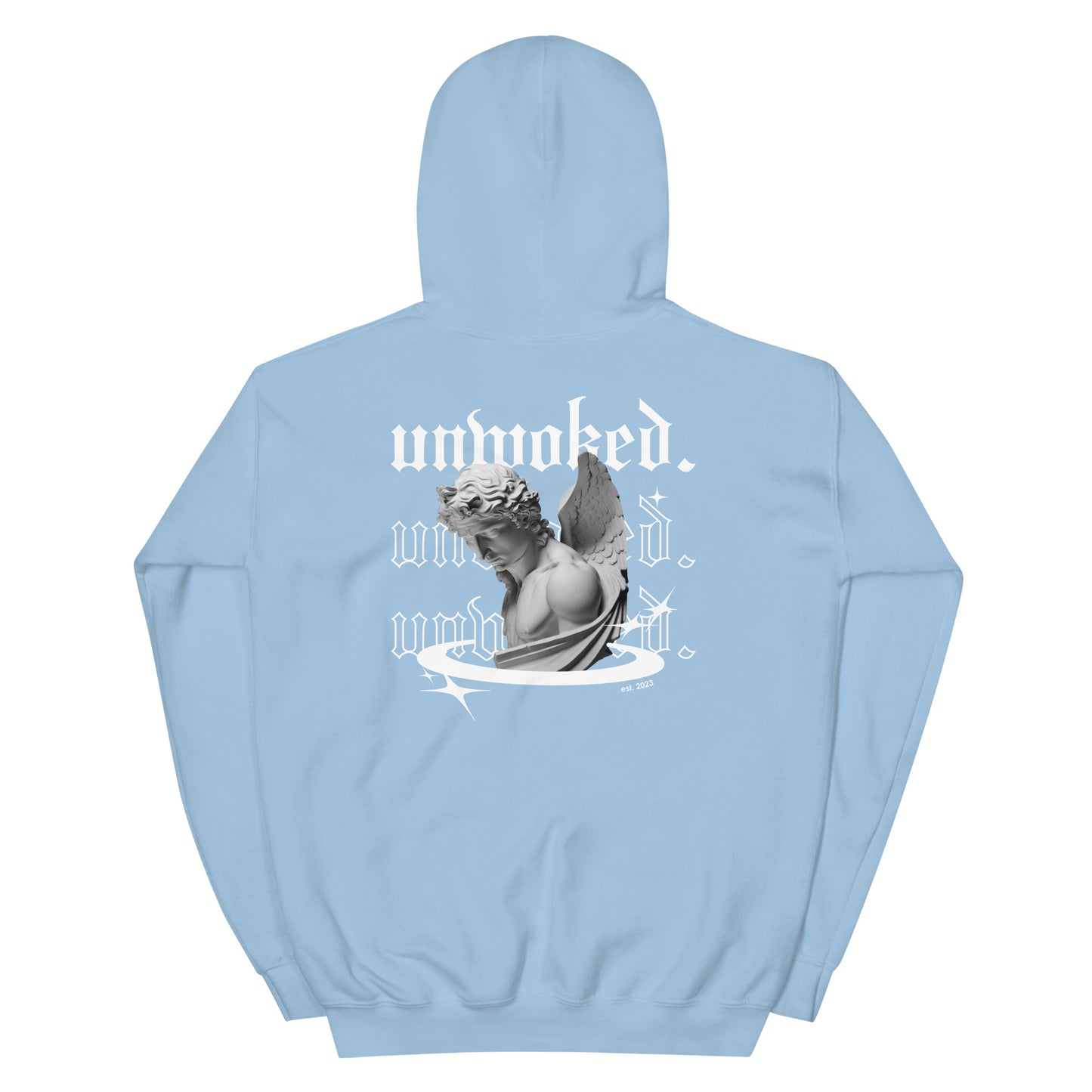 unwoked. angel hoodie