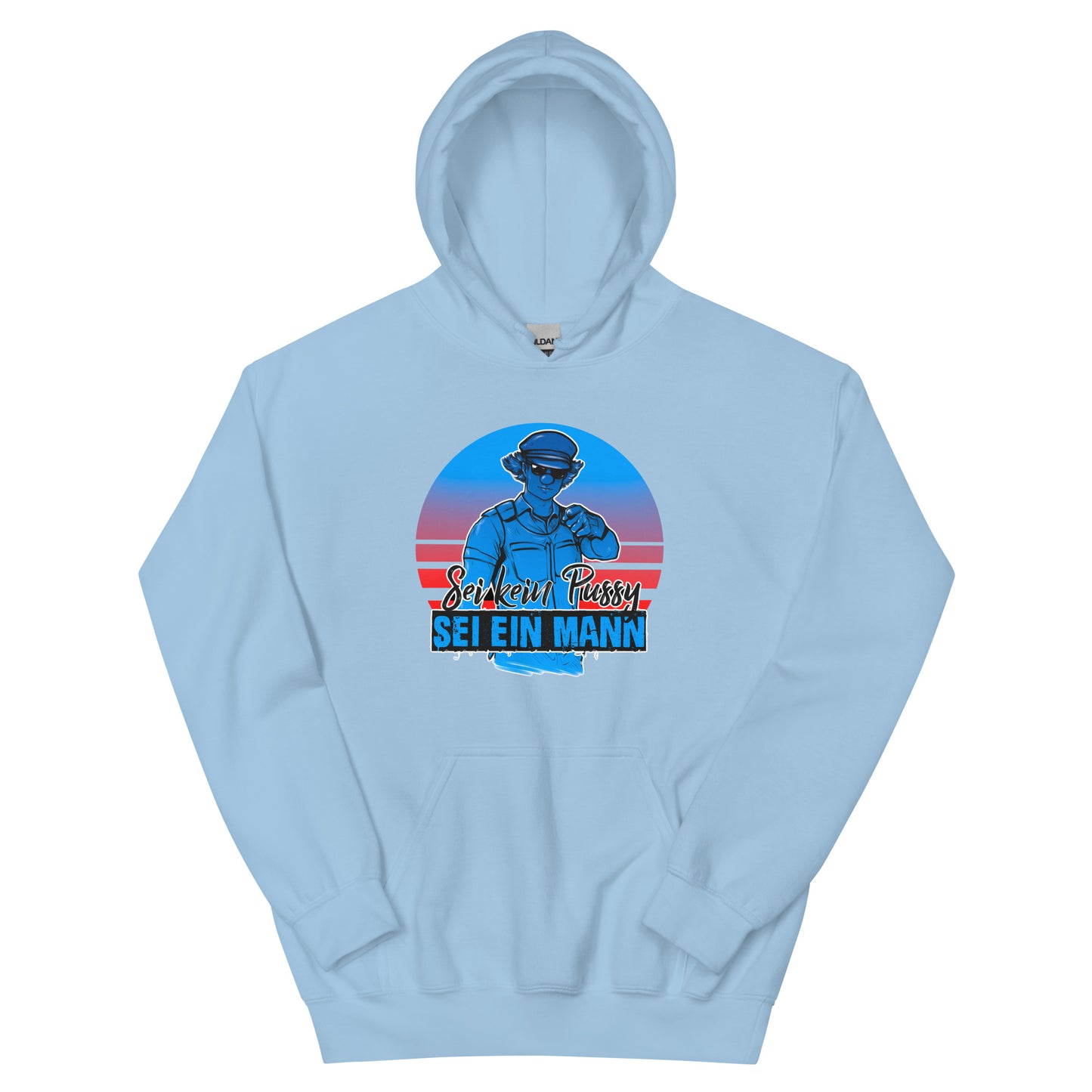 Pussypolizei Hoodie [Blauer Print]