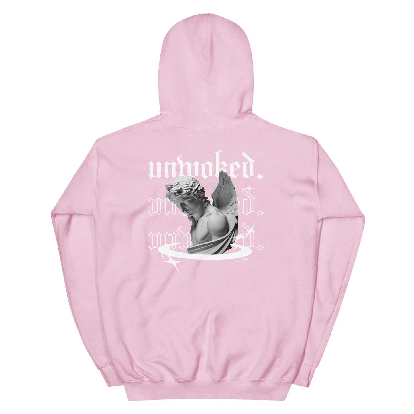 unwoked. angel hoodie