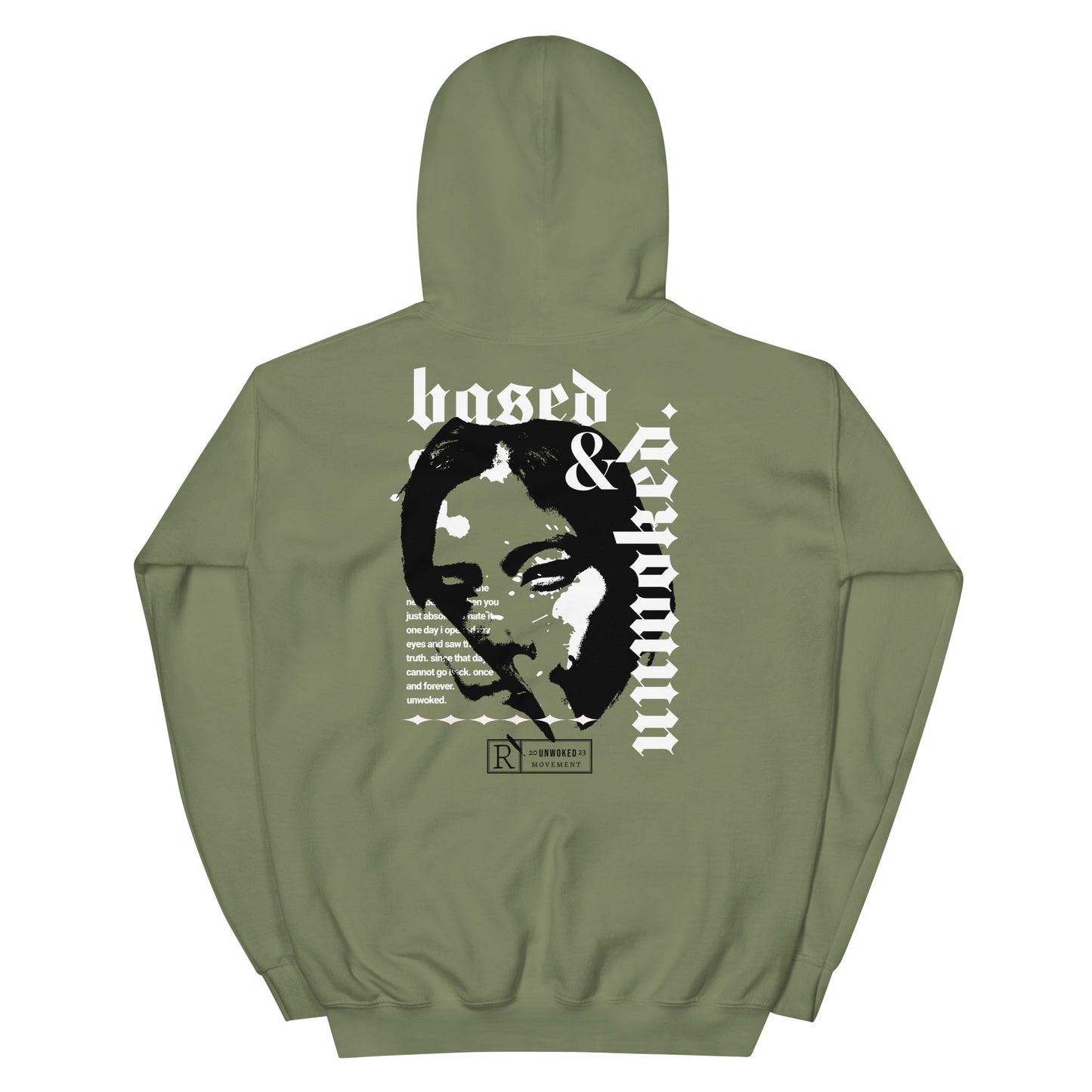 based & unwoked. hoodie