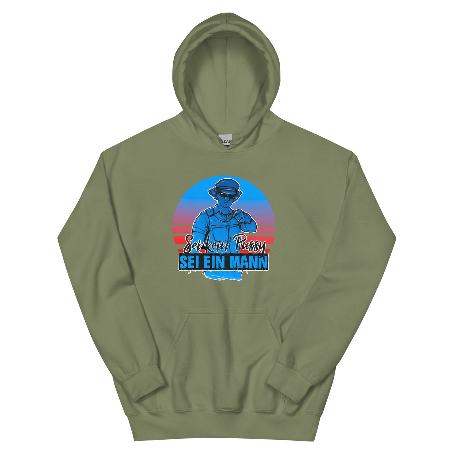 Pussypolizei Hoodie [Blauer Print]