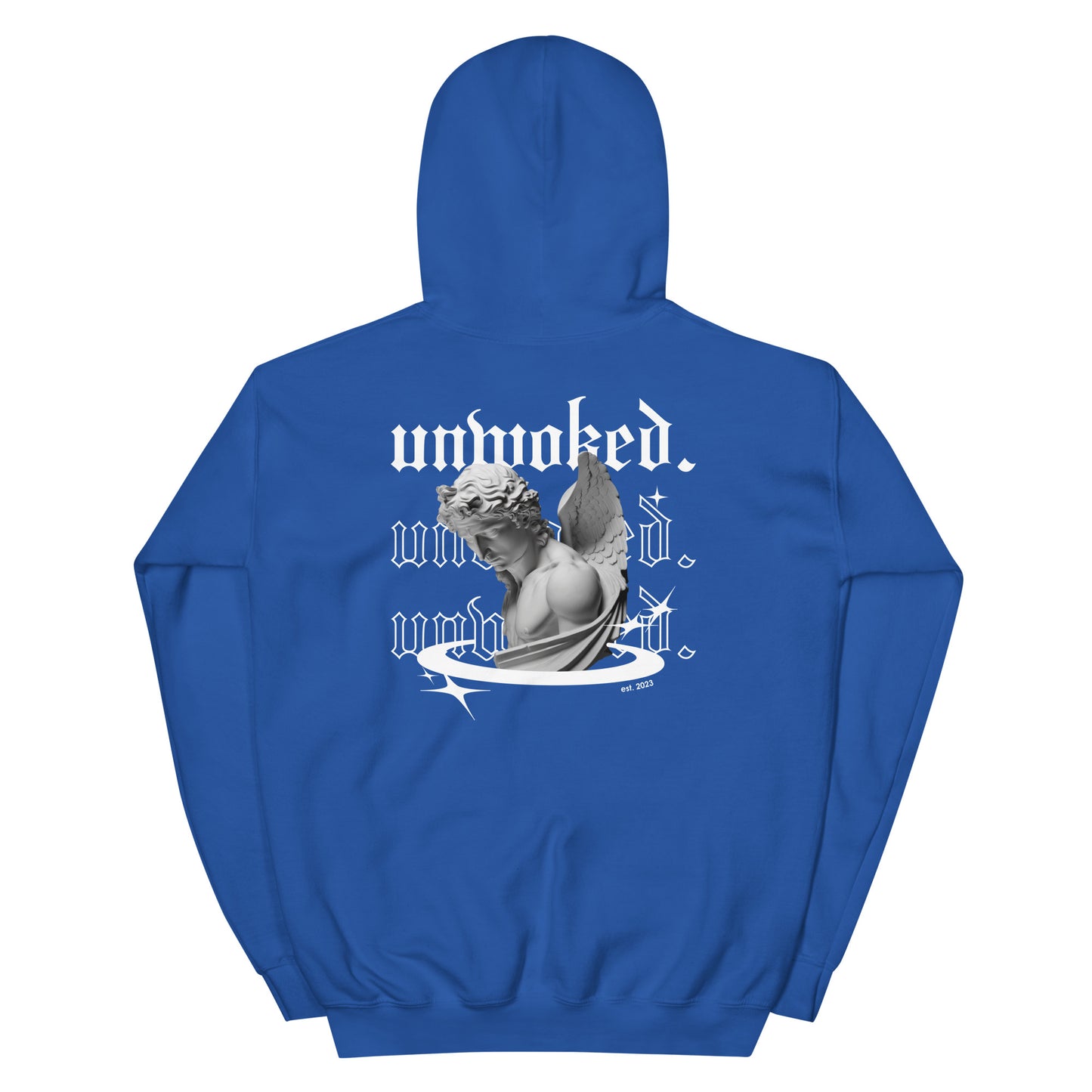 unwoked. angel hoodie