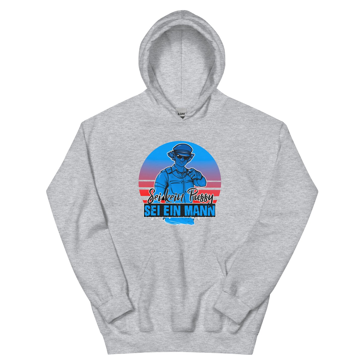 Pussypolizei Hoodie [Blauer Print]