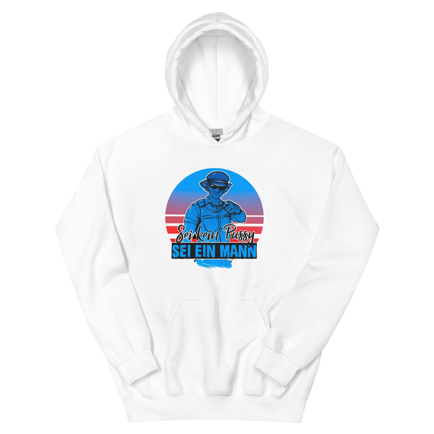 Pussypolizei Hoodie [Blauer Print]